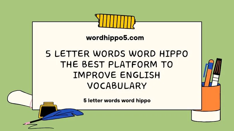 5 letter words word hippo