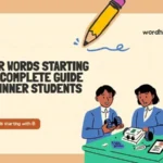 5 letter words starting with B