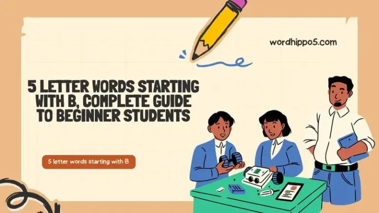 5 letter words starting with B